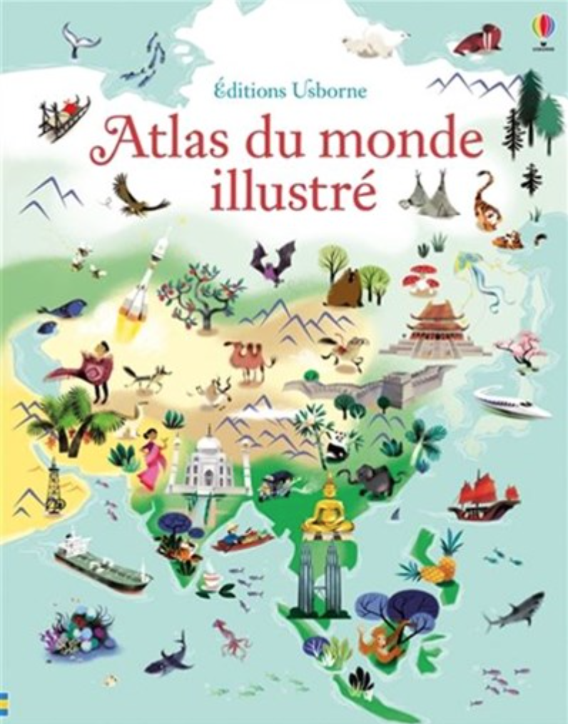 Atlas du monde illustré © Usborne